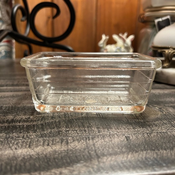 Vintage Kitchen Vintage 94s Glasbake Betty Janes Child Mini Loaf
